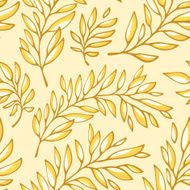 Floral seamless pattern with branches N3