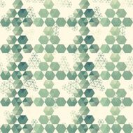 Geometric pattern of hexagon triangle