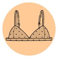 Lacy sexy vector bra N2