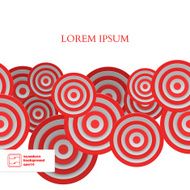 Abstract Seamless Circles Pattern Vector N7