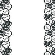 vintage sticker label N279