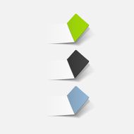 realistic design element rectangle seam corner N7