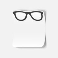 realistic design element glasses N22