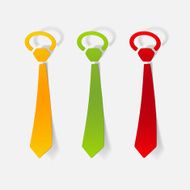 realistic design element tie N12