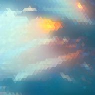 Colorful geometric with triangles EPS10 N2