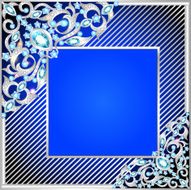 background frame with jewels of ornaments N2