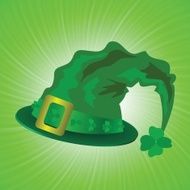 green hat in saint Patrick Day