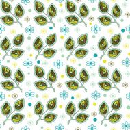 Leaves Endless Seamless Pattern