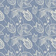 Flower lacy seamless background N15