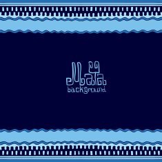 Hand drawn Background in South American Indian Style with Mayan N28