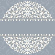 Vintage invitation card N42