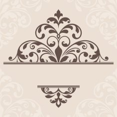 Vintage invitation card N47