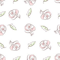 roses and leaves N4