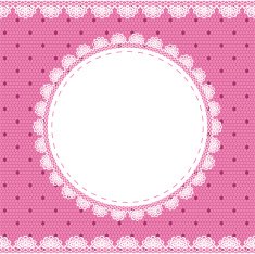 Elegant doily on lace gentle background N9