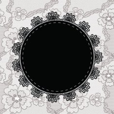 Elegant doily on lace gentle background N10