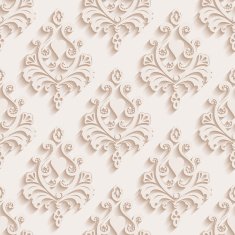Seamless wallpapers in the style of Baroque Can be used N14
