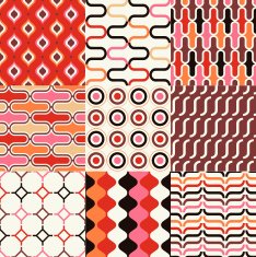 seamless geometric pattern set N3
