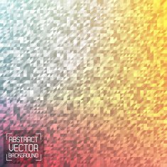 Abstract tech background mosaic with a pattern of triangles