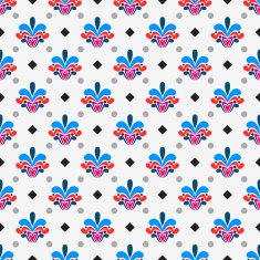 Colorful damask pattern N2