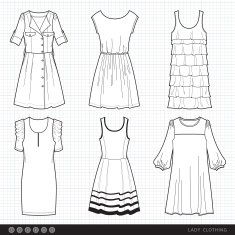 Fashionable lady clothes N3
