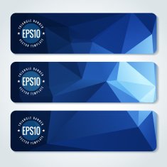Abstract vector header banners N63