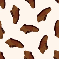 shoe style cartoon seamless pattern background N19