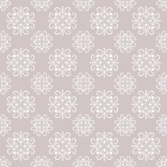 Floral seamless pattern wallpapers in the style of Baroque Can