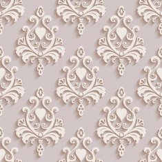 Seamless wallpapers in the style of Baroque Can be used N15