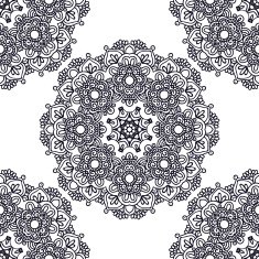 Seamless background east ornament Vector illustration