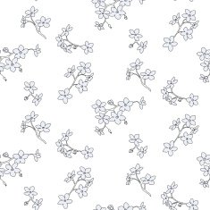 Me-nots flower pattern
