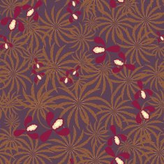 Seamless exotic pattern with orchids flowers