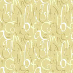 Seamless pattern with hand drawn letters N4