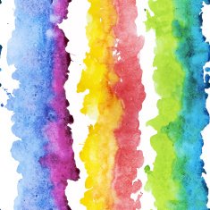 Watercolor colourful stripes N7