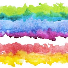Watercolor colourful stripes N8