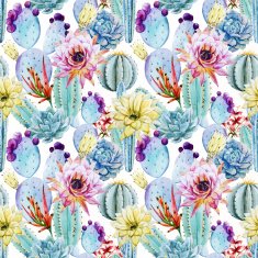 Cactus seamless patterns N5