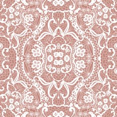 Lace seamless pattern with flowers N88