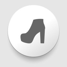 Womens shoes icon vector illustration