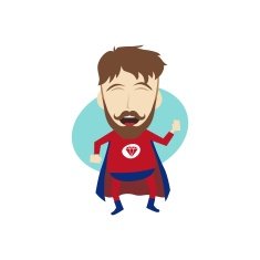Superhero Cartoon N26