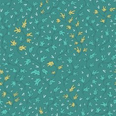 Ð¡ute seamless background with leaves and branches N2