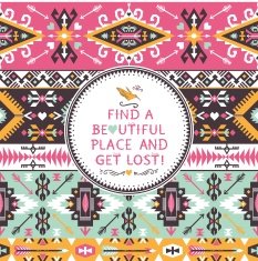 Vector seamless colorful tribal pattern N13