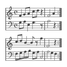 Music notes and icons vector set N3