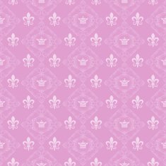 Seamless pattern Vector Pink N22