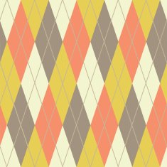 Geometric argyle seamless pattern