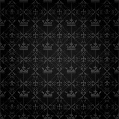 Retro Wallpaper (black) N6