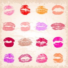 Lipstick kisses