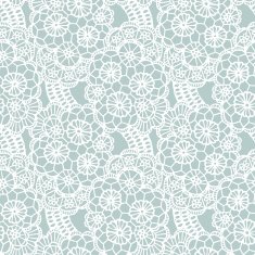 Lace seamless pattern with flowers N89