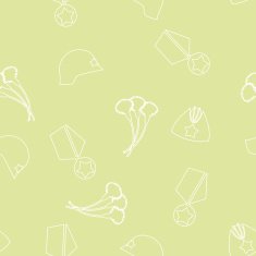 9 May Victory day Seamless pattern Background of cloves Cap