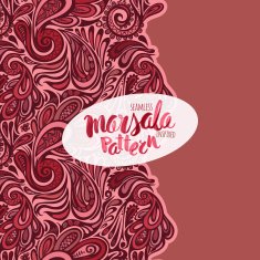 Marsala inspired seamless trendy pattern fashionable sophisticat N3