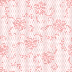 Vintage lace background ornamental flowers Vector texture N11