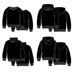 Hoodies black